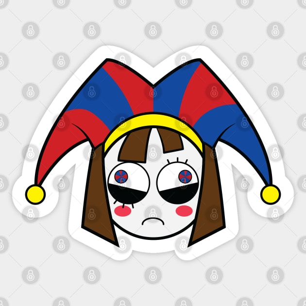 The Amazing Digital Circus: Pomni Sticker by BlackKnightProductions